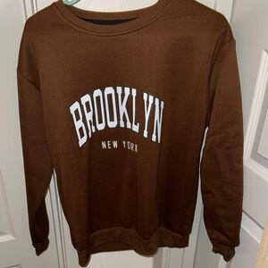 Brown Brooklyn New York Sweatshirt